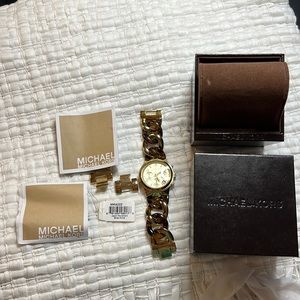 Michael Kors Tortoise bracelet watch